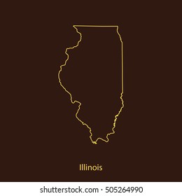 map of Illinois
