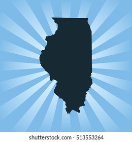 map of Illinois
