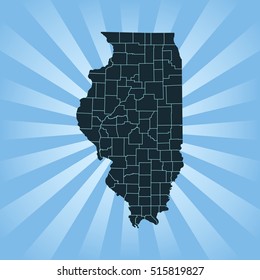 map of Illinois