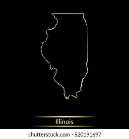 map of Illinois