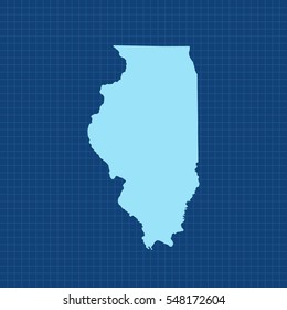 map of Illinois