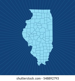 map of Illinois