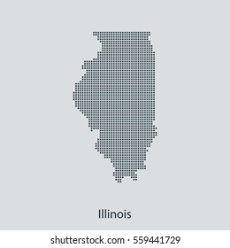map of Illinois