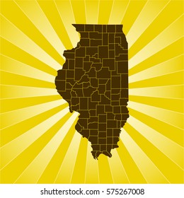 map of Illinois