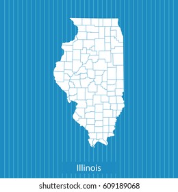 map of Illinois