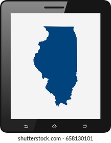 map of Illinois