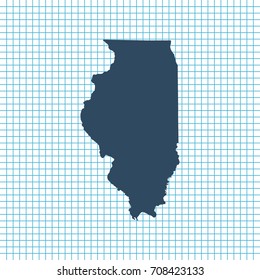 map of Illinois