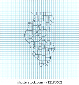 map of Illinois