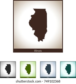 map of Illinois