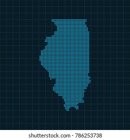 map of Illinois