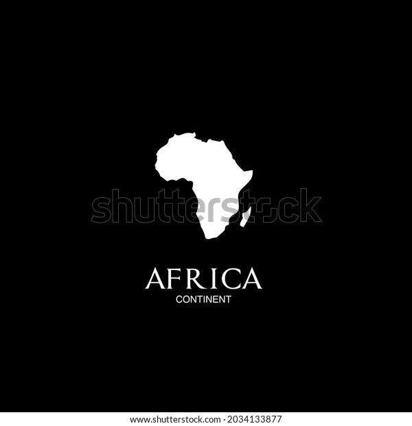 Map Illustration African Continent Template African Stock Vector Royalty Free 2034133877 8763