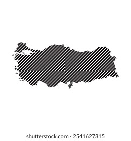 Türkiye Map Illustration Symbol Element Design