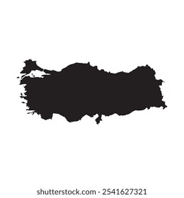 Türkiye Map Illustration Icon Element Design