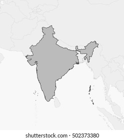 1,599 India map line art Images, Stock Photos & Vectors | Shutterstock