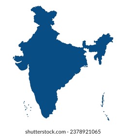 Map of India administrative regions.  India map 