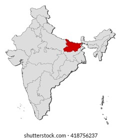 Map - India, Bihar