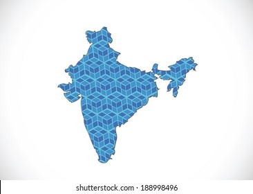Map of India  idea design 