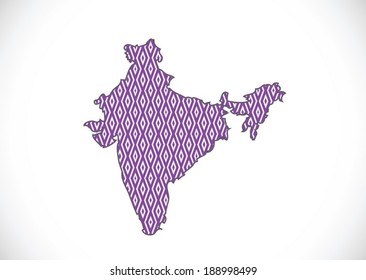 Map of India  idea design 