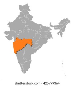 Map - India, Maharashtra