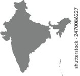 Map of India vector logo
