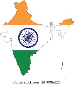 Map of India vector logo