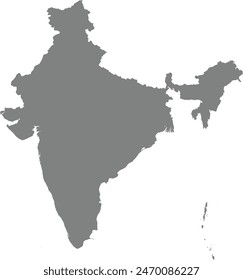 Map of India vector logo