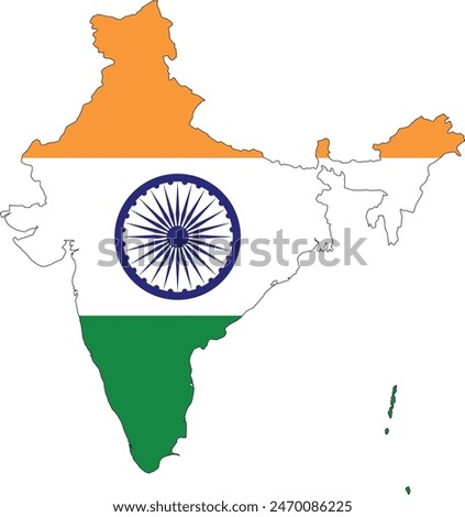 Map of India vector logo