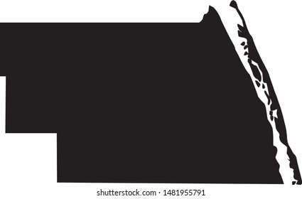 Map of indian river County in florida state
