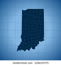 1,795 Indiana counties map Images, Stock Photos & Vectors | Shutterstock