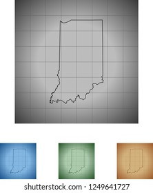 map of Indiana
