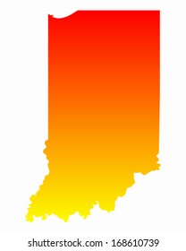 Map of Indiana