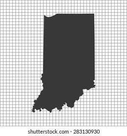 map of Indiana