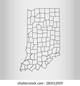 map of Indiana