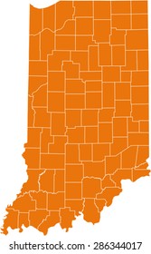 map of Indiana