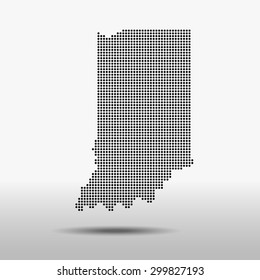 map of Indiana