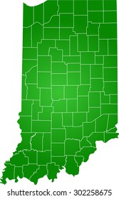 map of Indiana