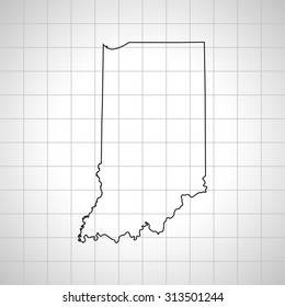 map of Indiana