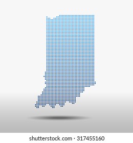 map of Indiana