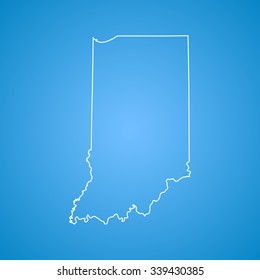 map of Indiana