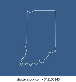 map of Indiana