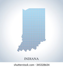 map of Indiana