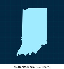 map of Indiana