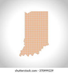 map of Indiana