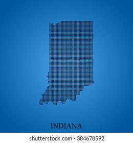 map of Indiana