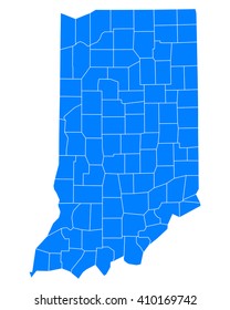 Map of Indiana