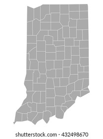 Map of Indiana