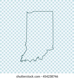 map of Indiana