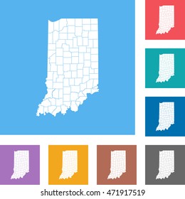 map of Indiana