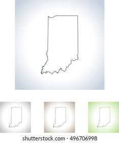 map of Indiana