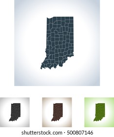 map of Indiana